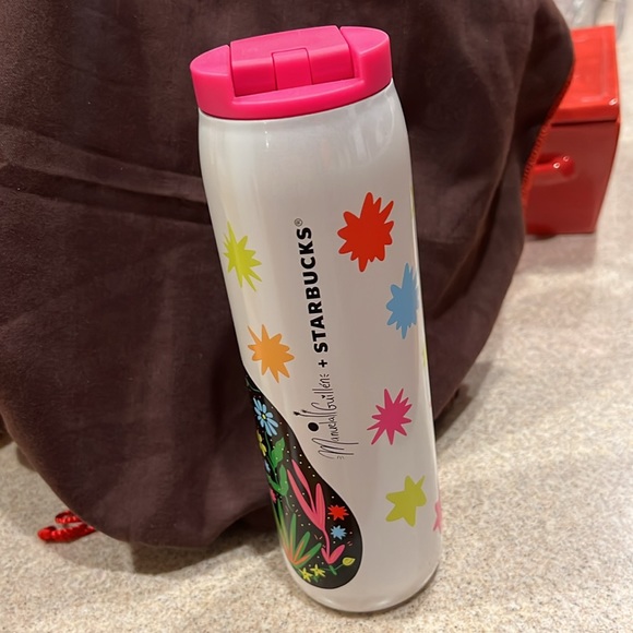 STARBUCKS Tumbler🔥RARE📌Manuela Guillén 🔥NEW with Tags🔥 16 oz.Vacuum insulated - Picture 3 of 6